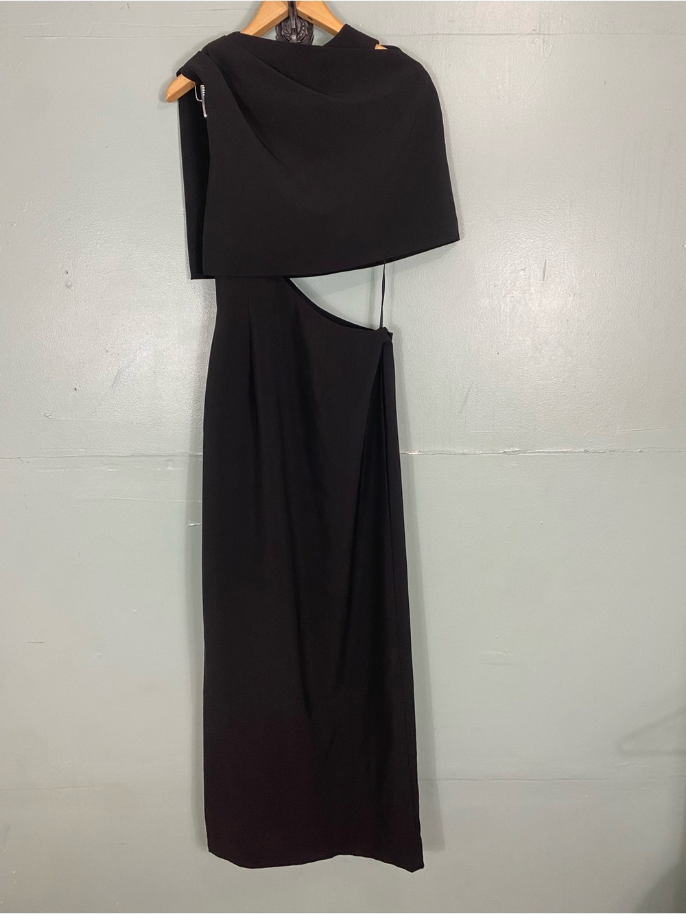 Et Ochs Helena Dress Maxi Cut Out Cape Size 6 - Picture 4 of 10
